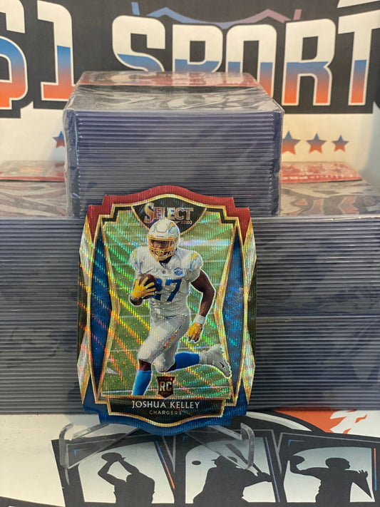 2020 Panini Select (Tri-Color Die Cut Prizm) Joshua Kelley Rookie #179