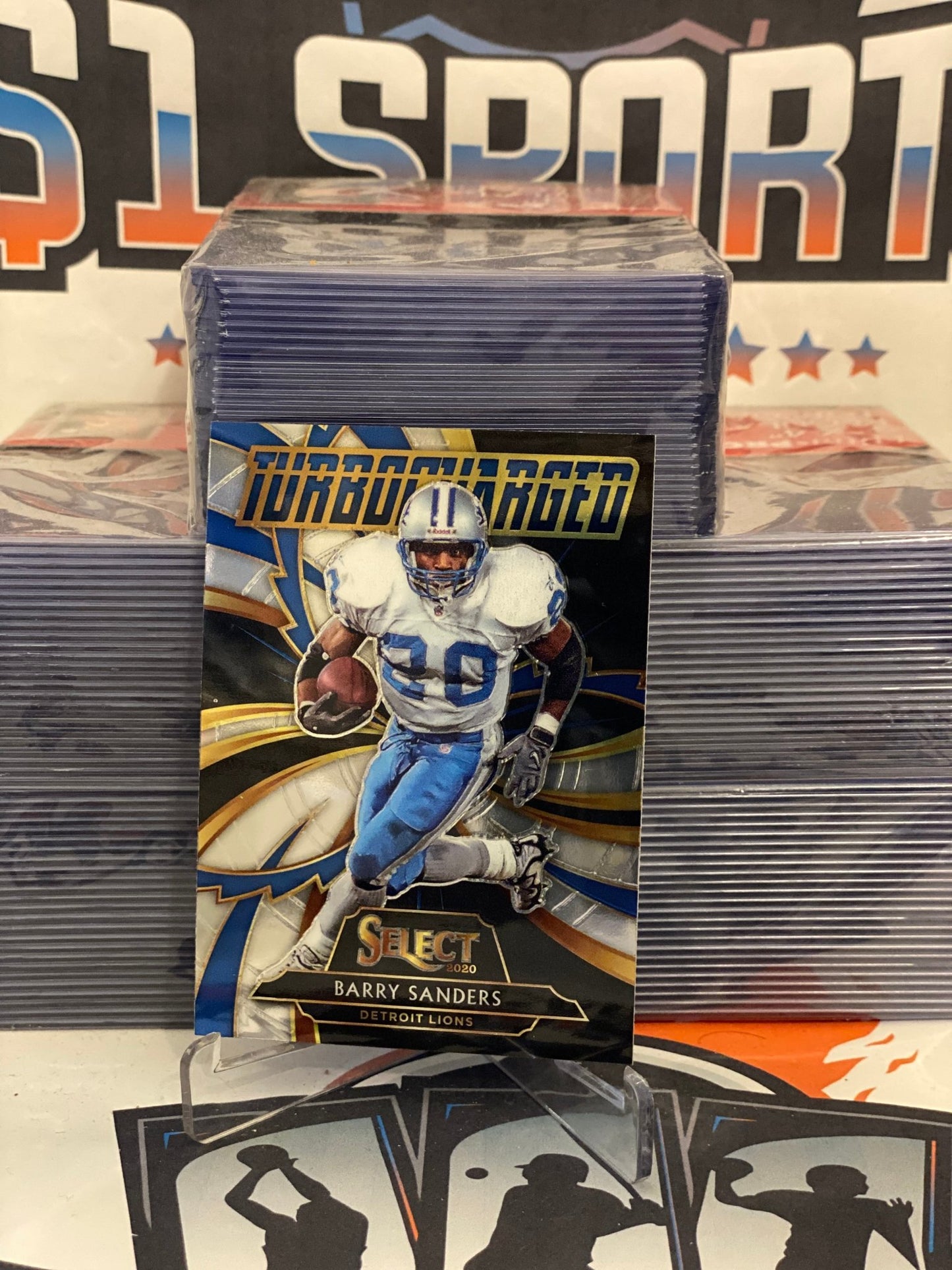 2020 Panini Select (Turbocharged) Barry Sanders #T14