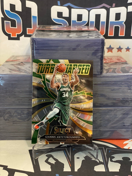 2020 Panini Select (Turbocharged) Giannis Antetokounmpo #4