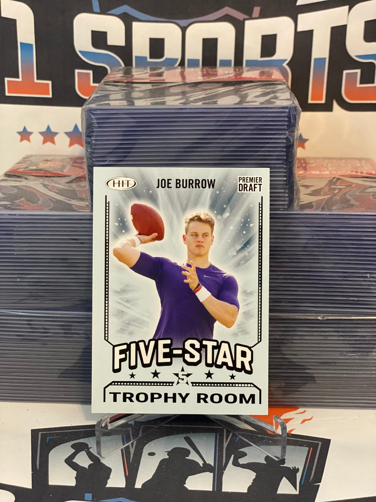 2020 Sage Premier Draft (Five-Star) Joe Burrow Rookie #93