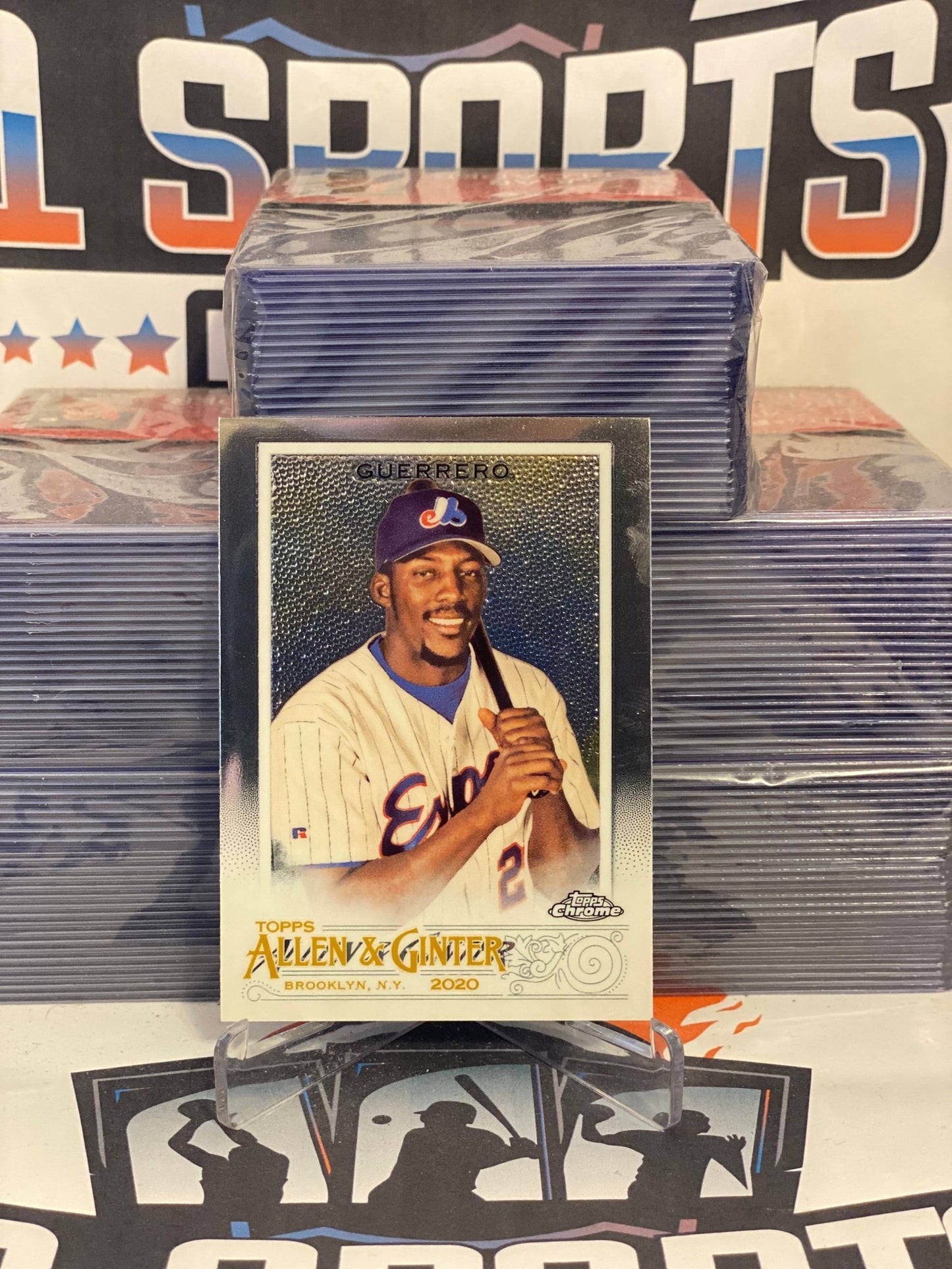 2020 Topps Allen & Ginter Chrome Vladimir Guerrero Sr. #71