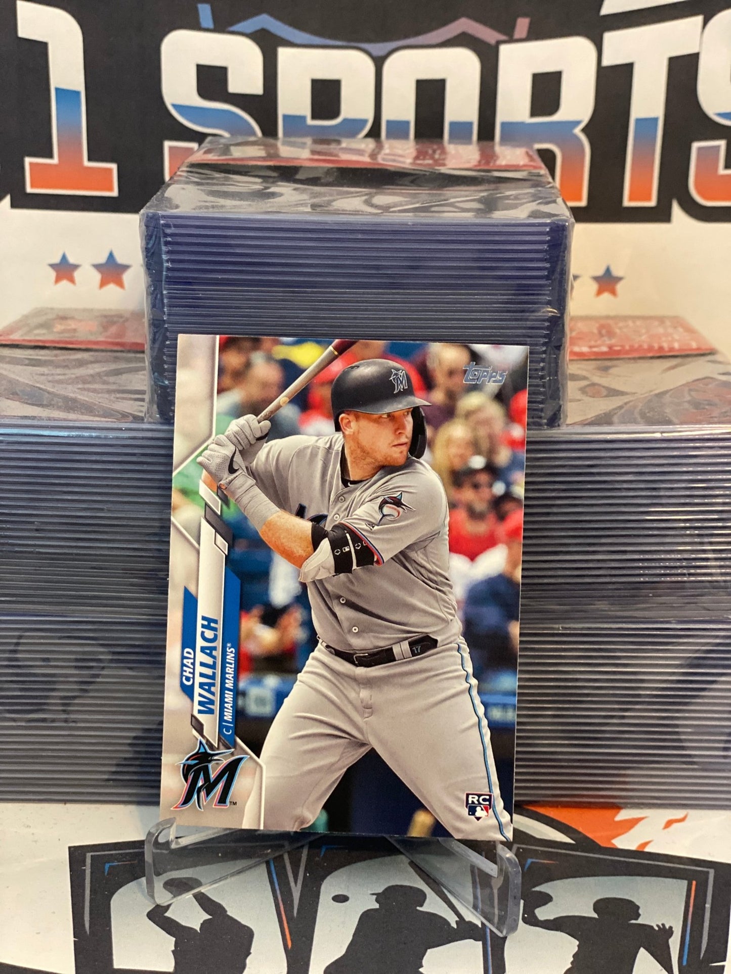 2020 Topps Chad Wallach Rookie #658