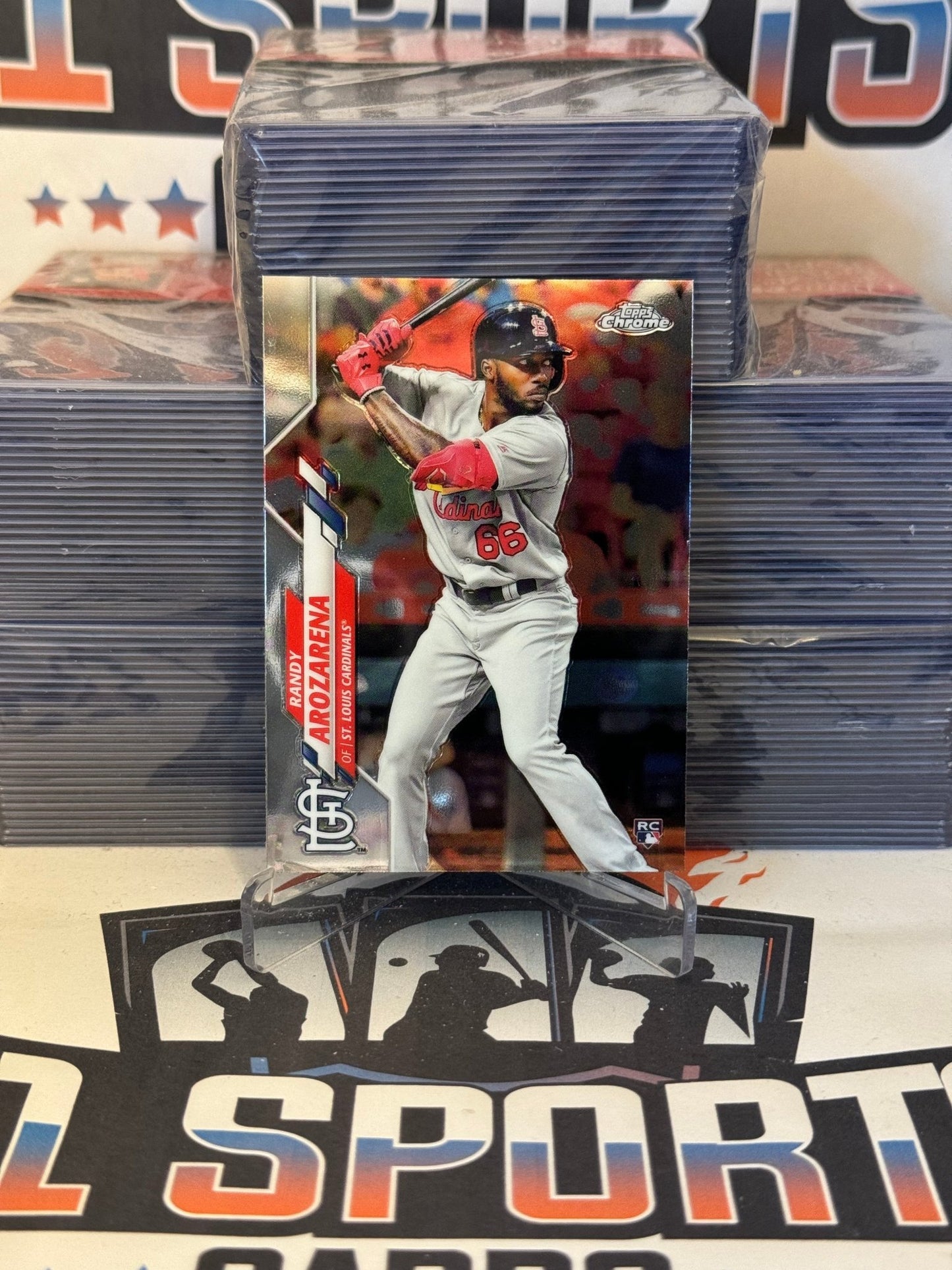 2020 Topps Chome Randy Arozarena Rookie #49