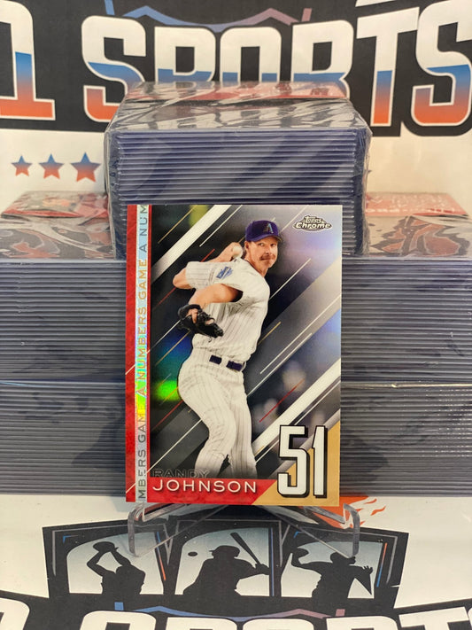 2020 Topps Chrome (A Numbers Game) Randy Johnson #NGC-4