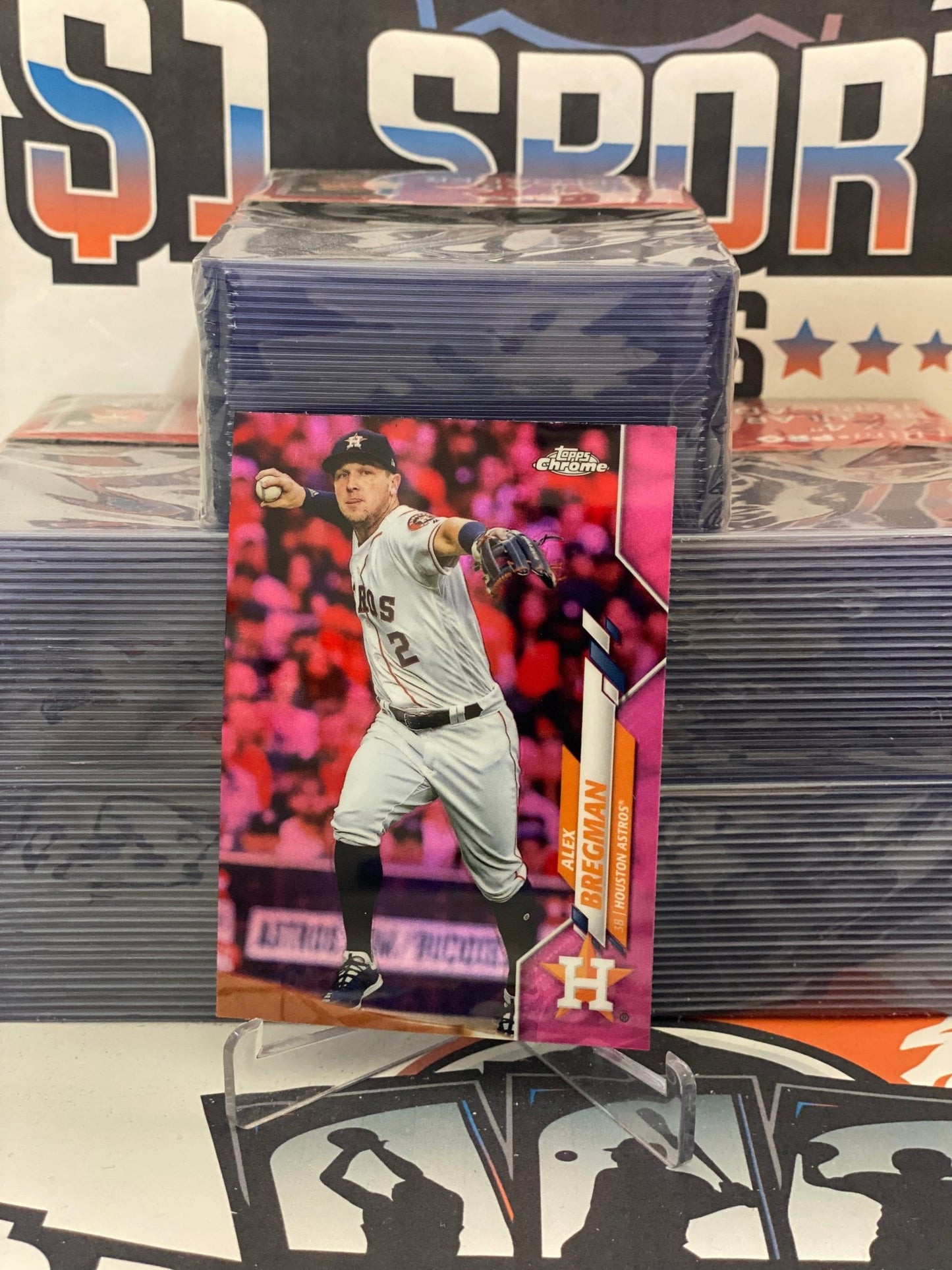 2020 Topps Chrome (Pink Refractor) Alex Bregman #102