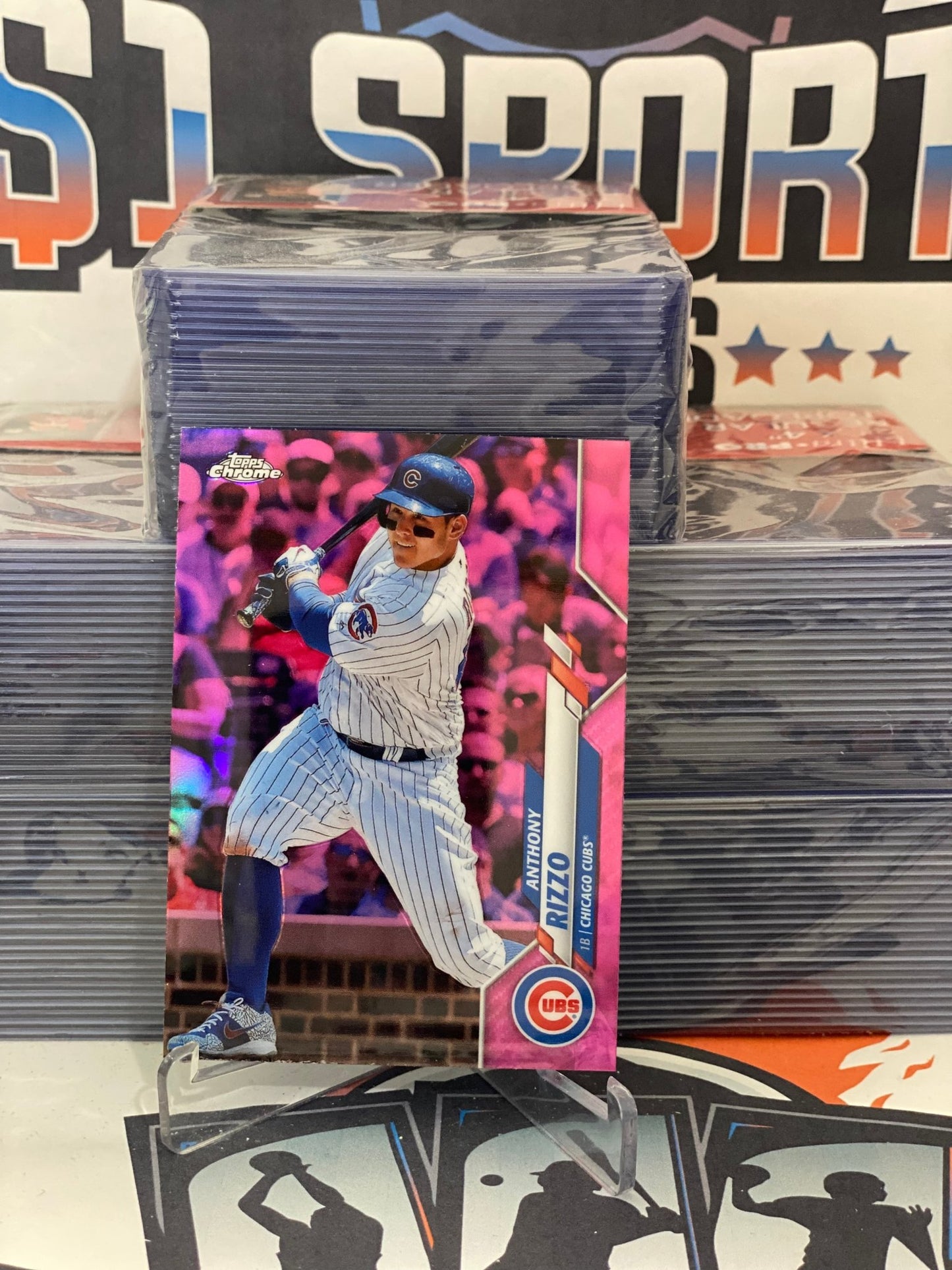 2020 Topps Chrome (Pink Refractor) Anthony Rizzo #71