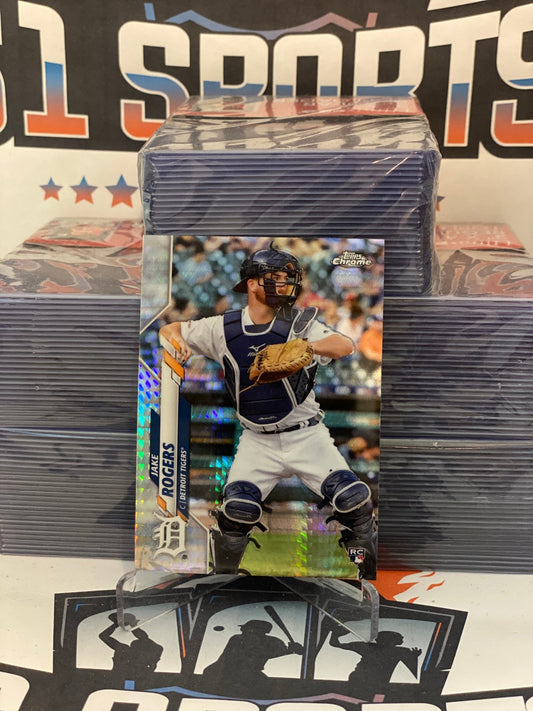 2020 Topps Chrome (Prism Refractor) Jake Rodgers Rookie #47