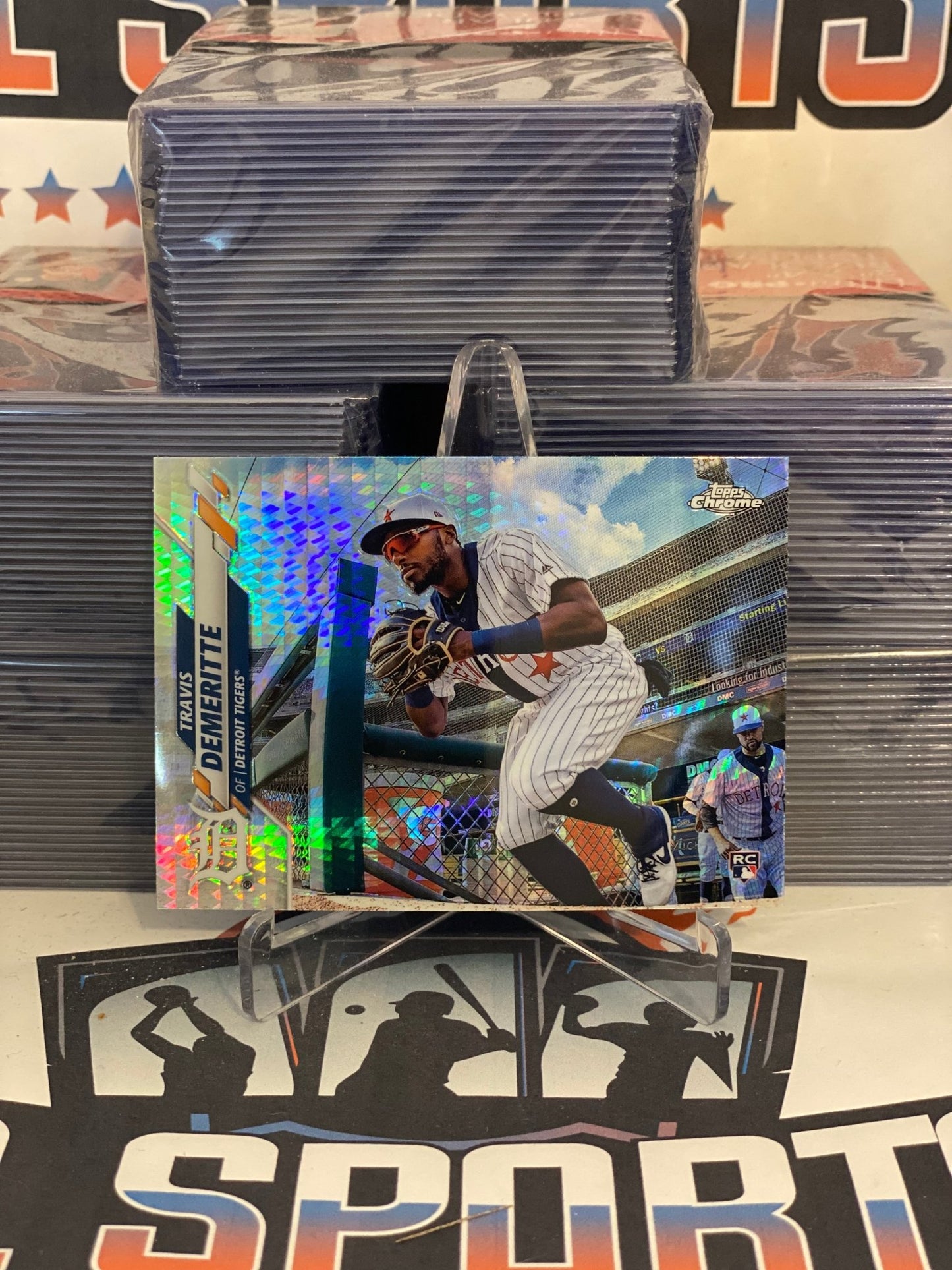 2020 Topps Chrome (Prism Refractor) Travis Demeritte Rookie #26