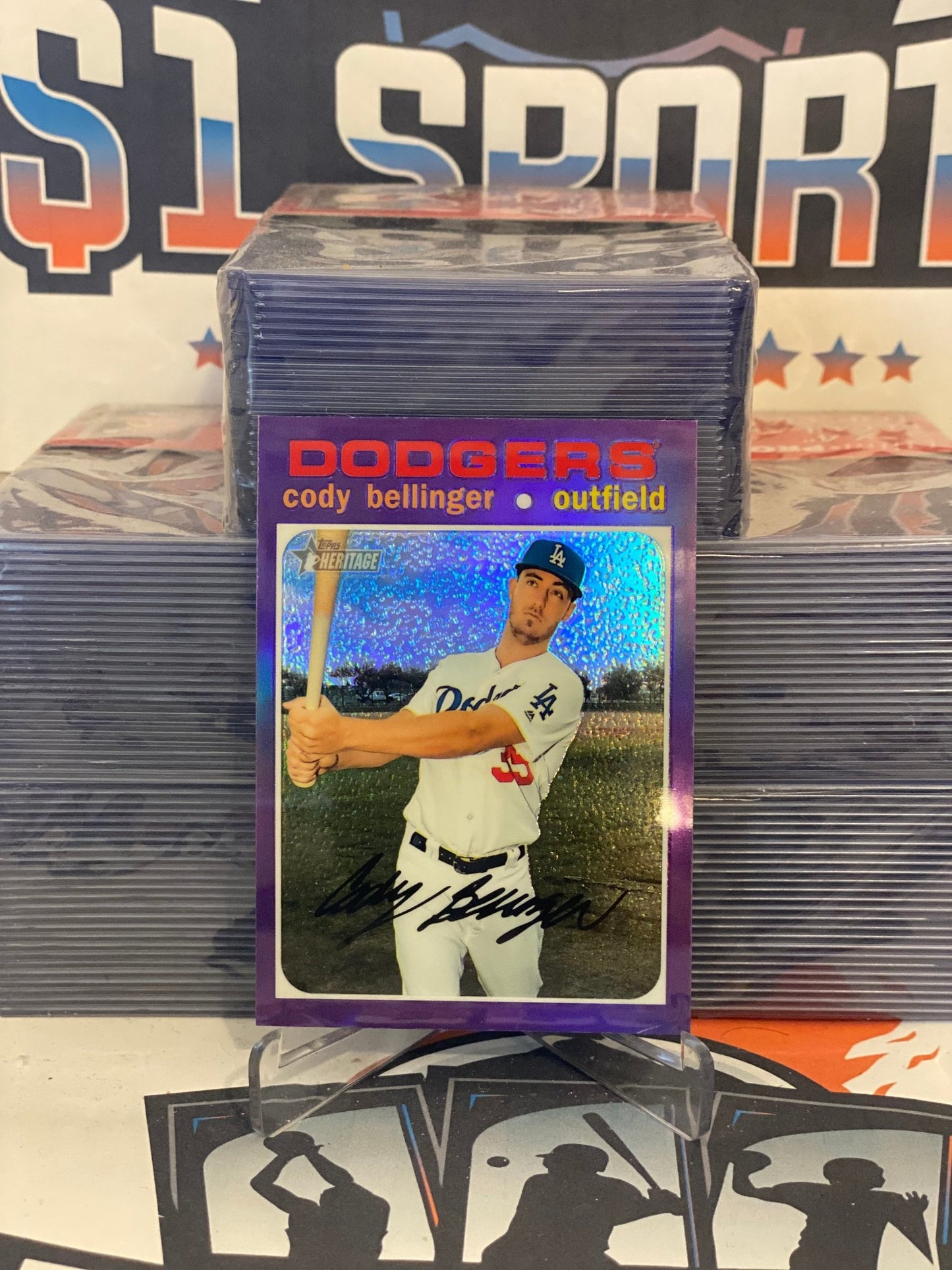 2020 Topps Chrome (Purple Refractor) Cody Bellinger #THC-257