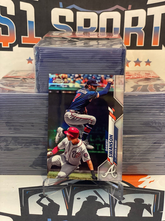 2020 Topps Chrome (Refractor) Dansby Swanson #65