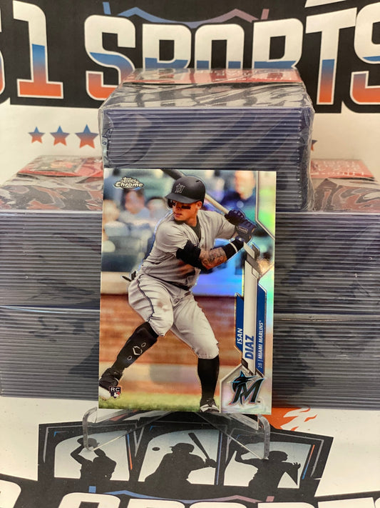 2020 Topps Chrome (Refractor) Isan Diaz Rookie #170