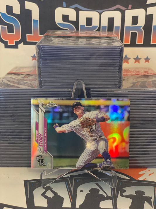 2020 Topps Chrome (Refractor) Trevor Story #59
