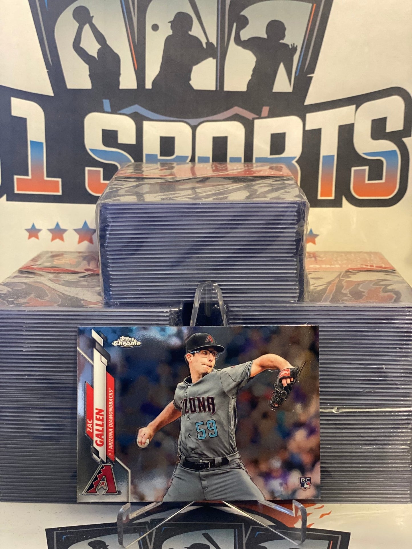 2020 Topps Chrome Zac Gallen Rookie #132