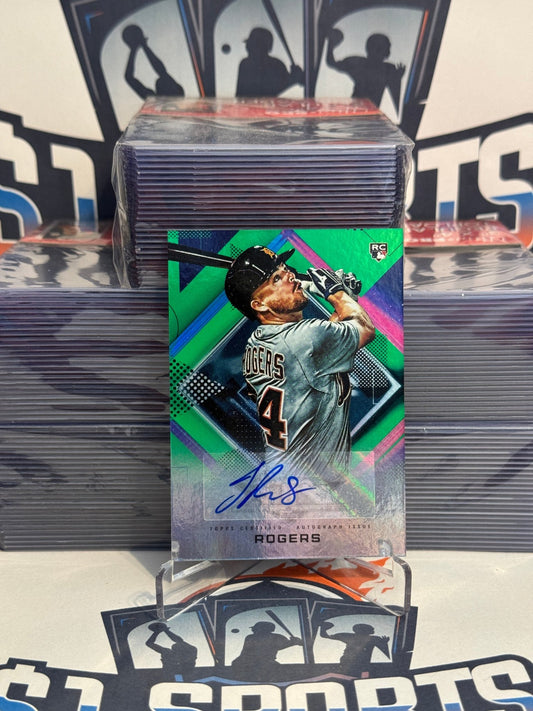 2020 Topps Fire (Auto 53/75) Jake Rogers Rookie #FA-JR