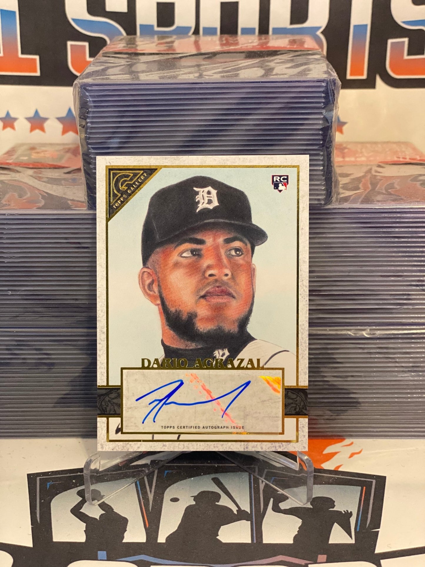 2020 Topps Gallery (Auto) Dario Agrazal Rookie #42