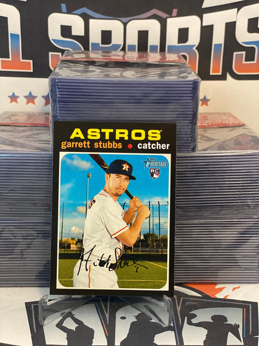 2020 Topps Heritage Garrett Stubbs Rookie #543