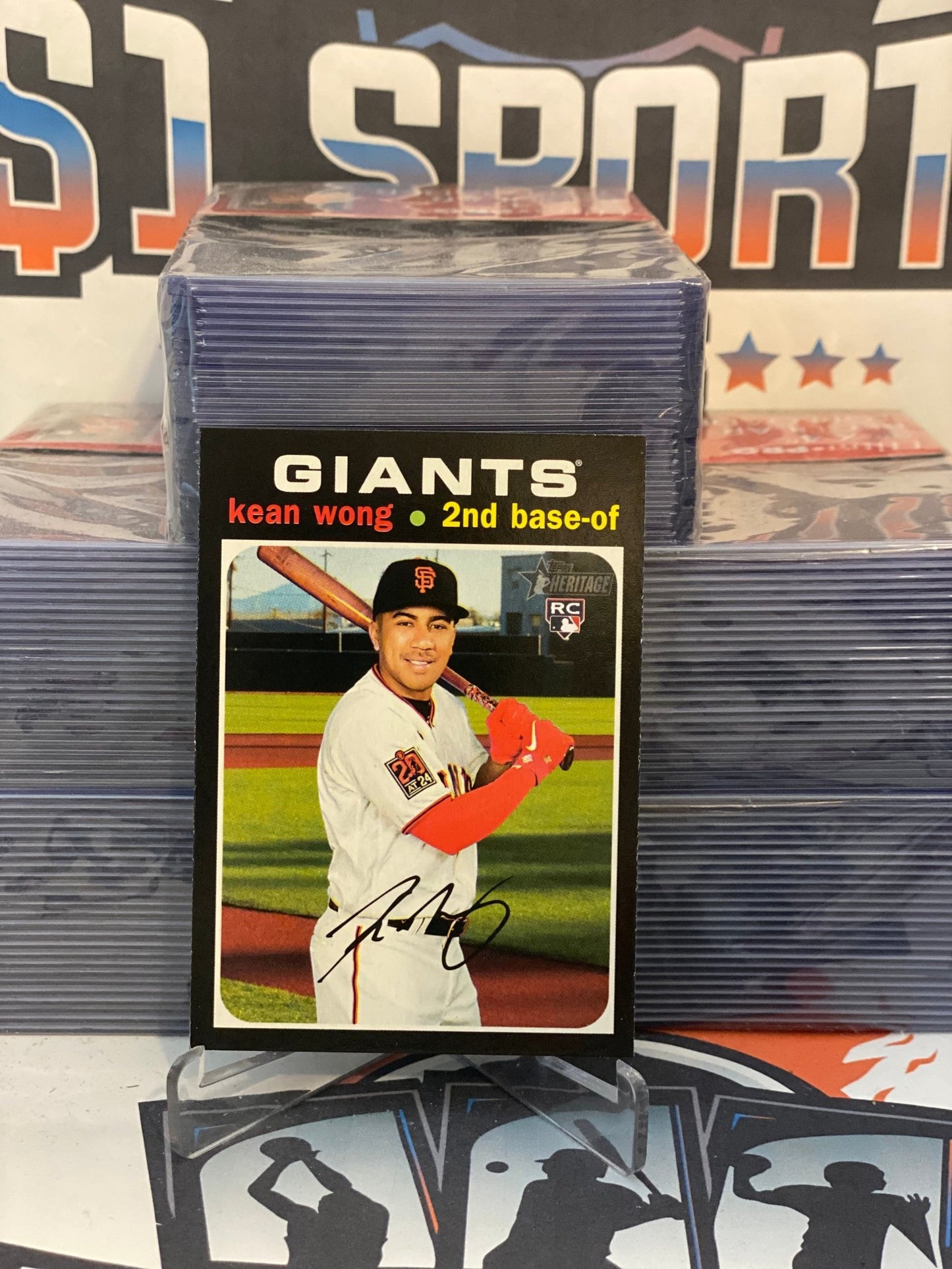 2020 Topps Heritage Keon Wong Rookie #541