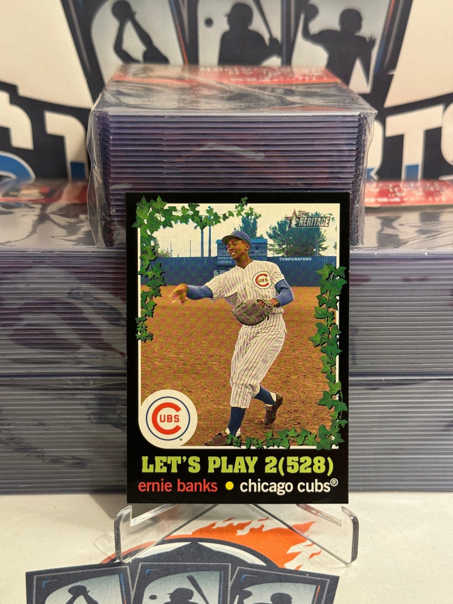 2020 Topps Heritage (Let's Play Two) Ernie Banks #LP2-7