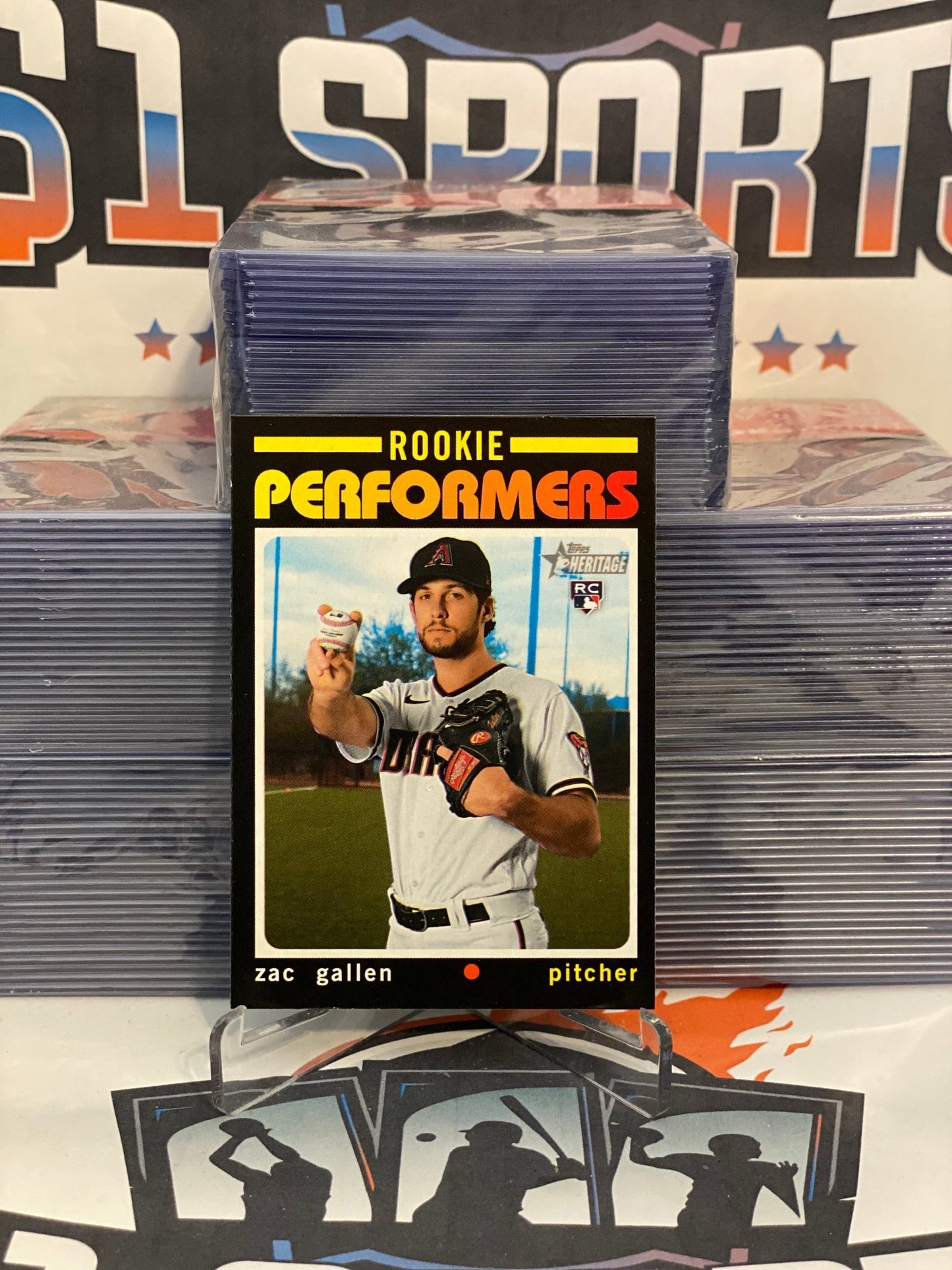 2020 Topps Heritage (Rookie Performers) Zac Gallen #RP-4