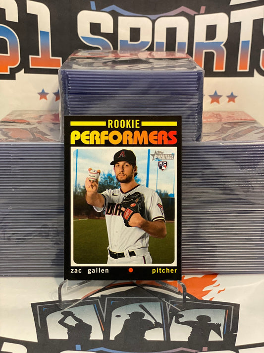 2020 Topps Heritage (Rookie Performers) Zac Gallen #RP-4