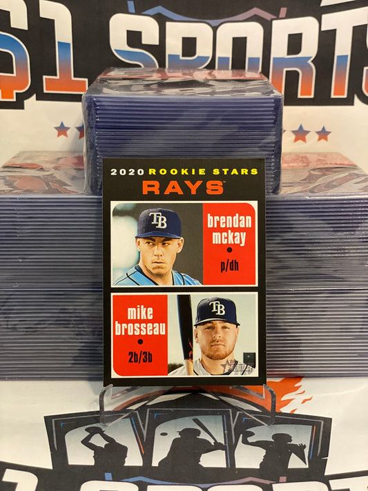 2020 Topps Heritage (Rookie Stars) Brendan McKay & Mike Brosseau #161