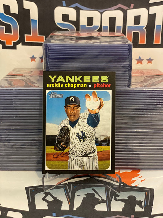 2020 Topps Heritage (Short Print) Aroldis Chapman #484