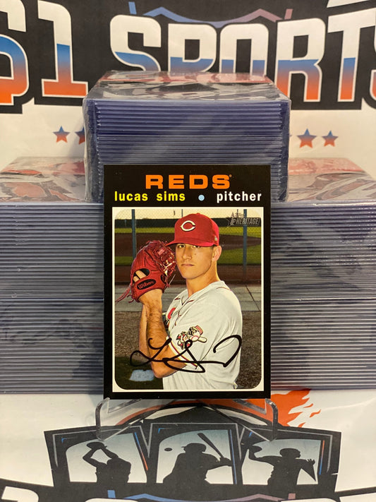 2020 Topps Heritage (Short Print) Lucas Sims #712