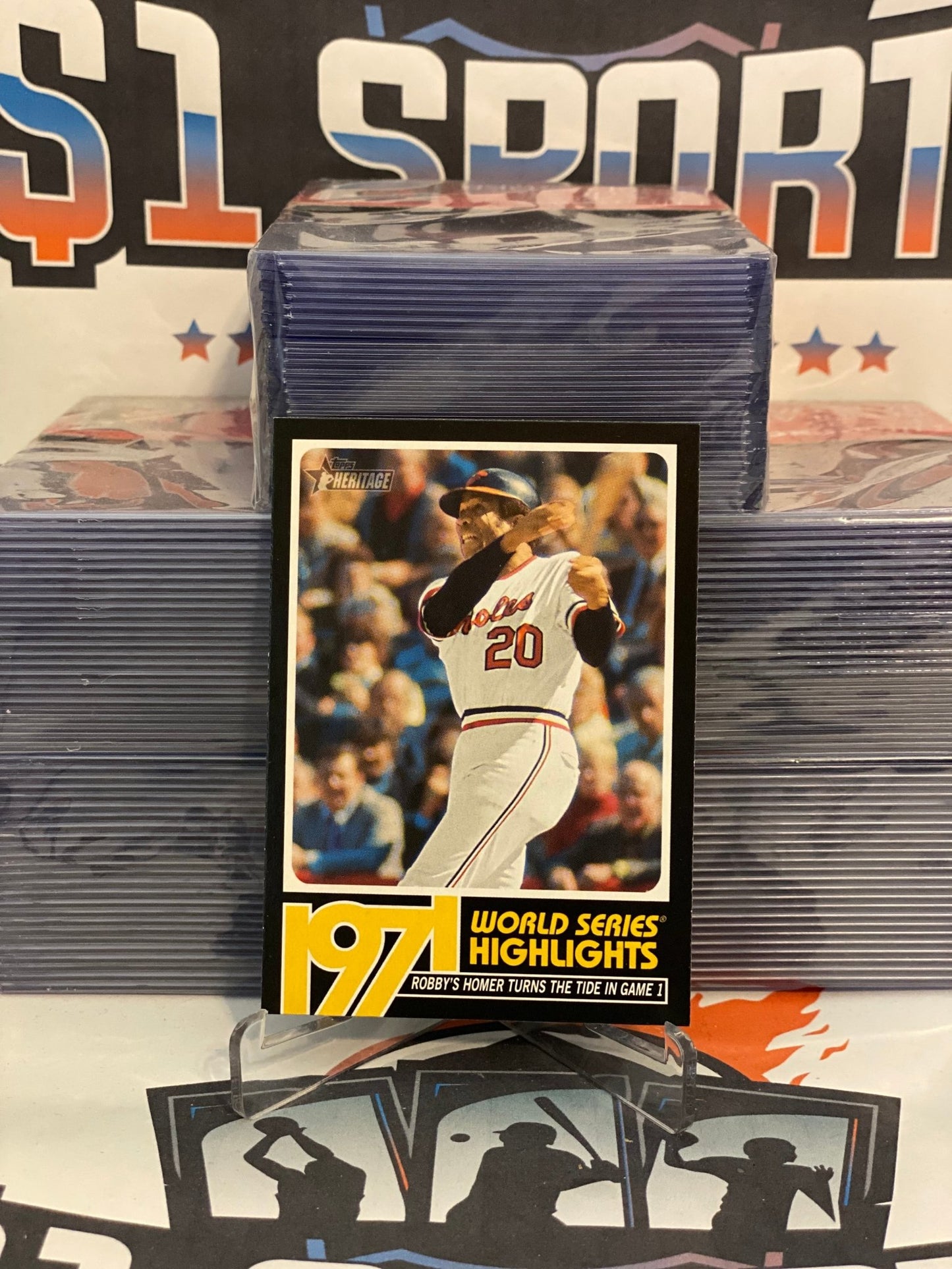 2020 Topps Heritage (World Series Highlights) Frank Robinson #WSH-3