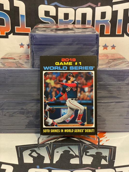 2020 Topps Heritage (World Series) Juan Soto #327