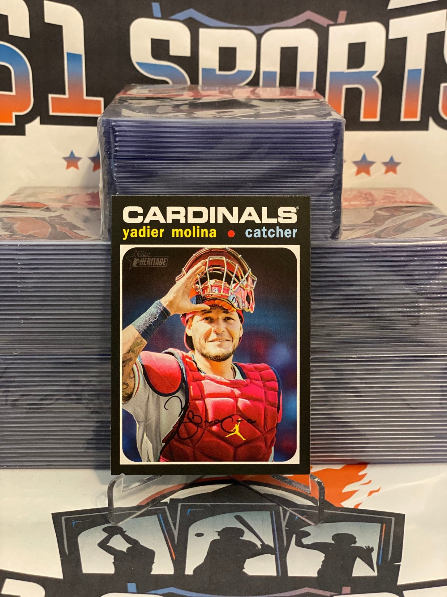 2020 Topps Heritage Yadier Molina #400