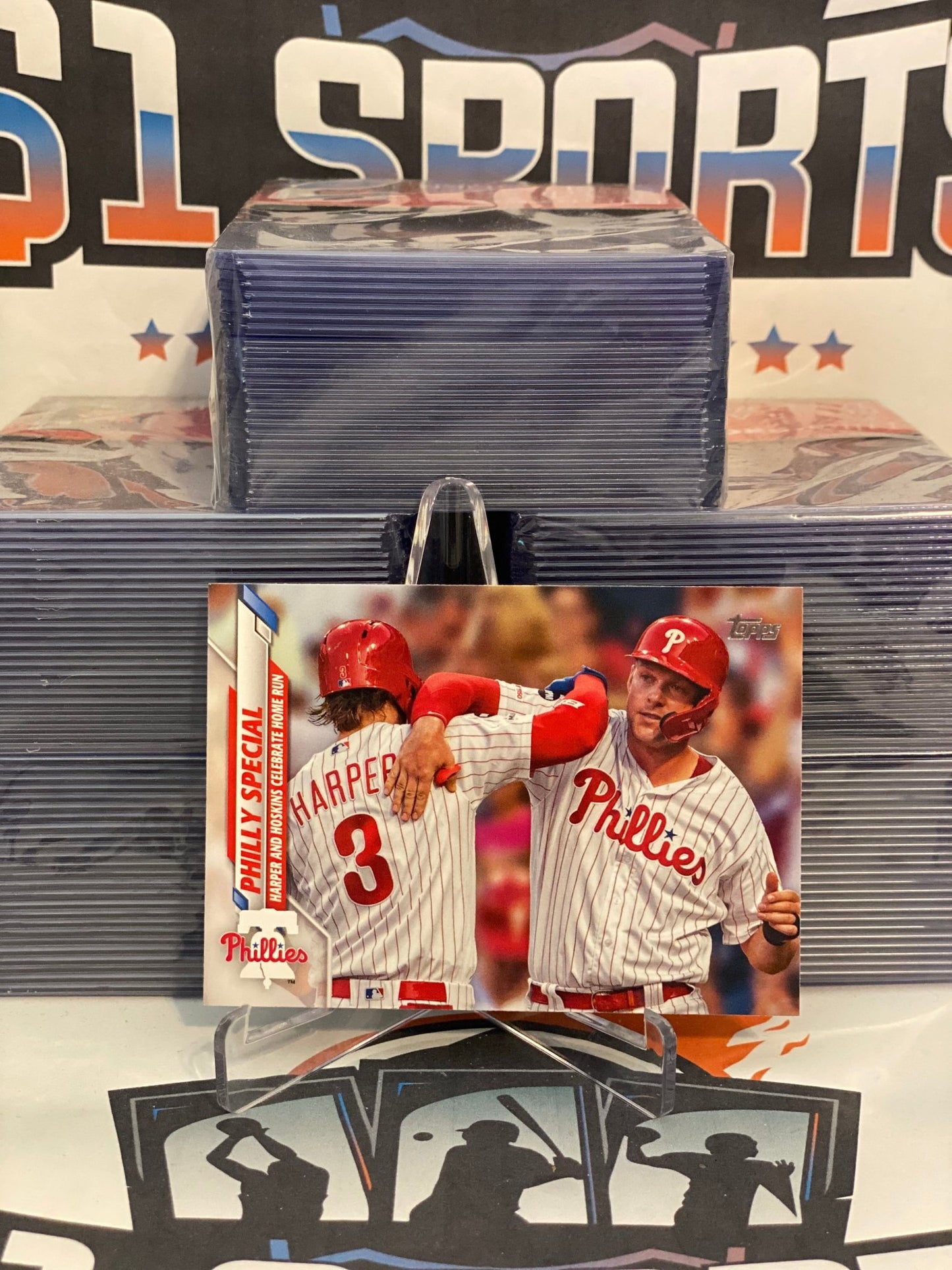 2020 Topps (Philly Special) Bryce Harper & Rhys Hoskins #446