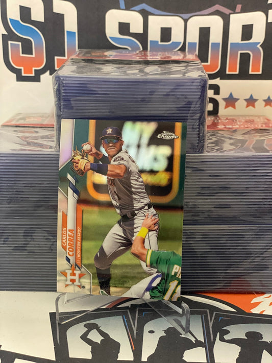 2020 Topps (Refractor) Carlos Correa #29