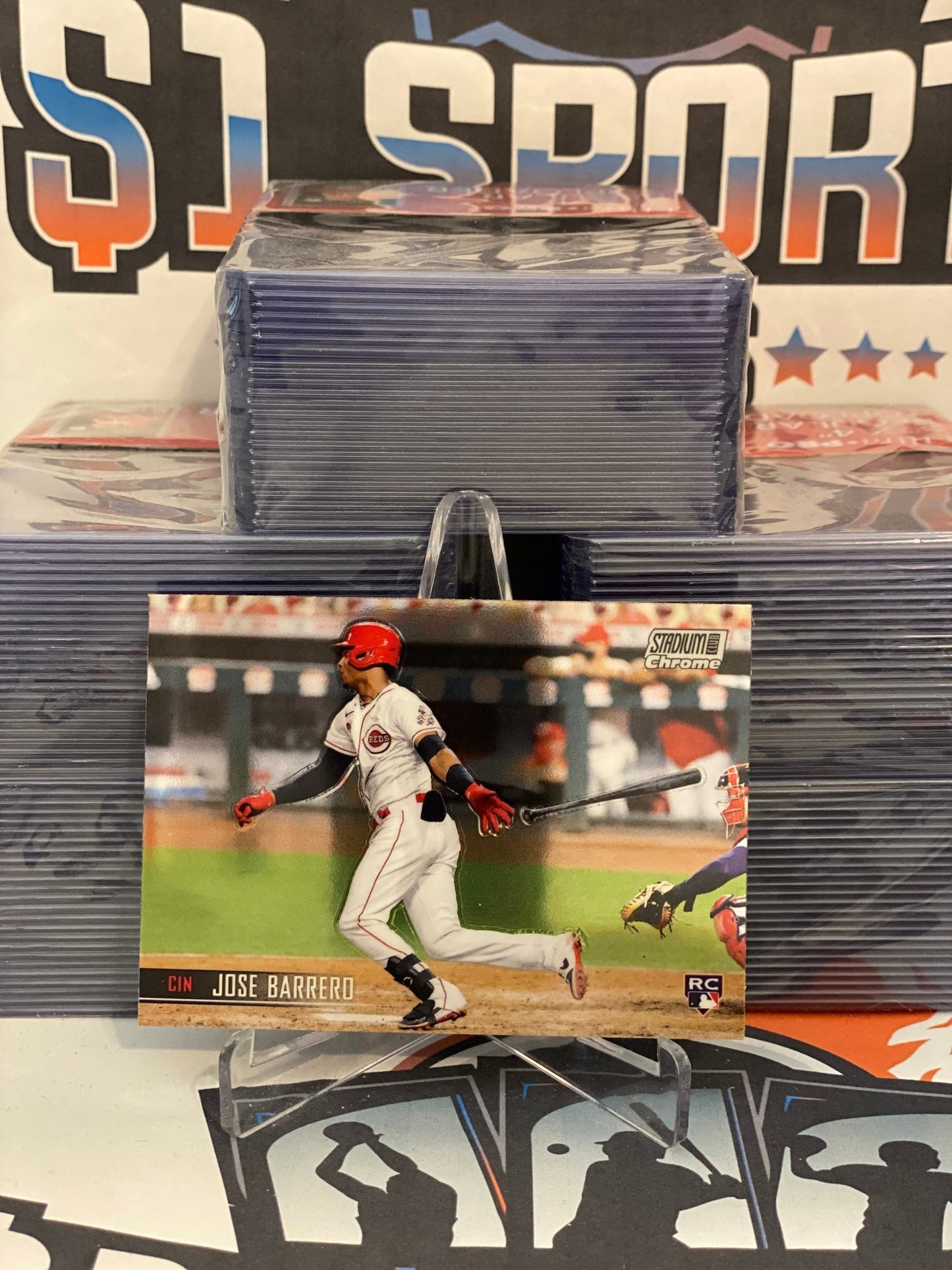 2020 Topps Stadium Club Chrome Jose Barrero Rookie #264