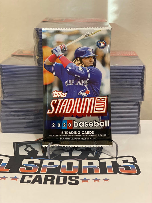 2020 Topps Stadium Club MLB Baseball Retail Pack