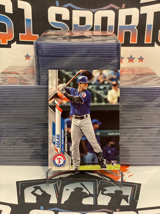 2020 Topps Update (Rookie Debut) Nick Solak #U-149