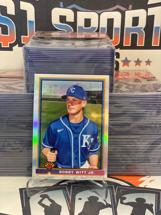 2021 Bowman Chrome (1991 Redux) Bobby Witt Jr. #91B-BW