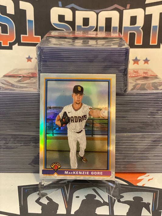 2021 Bowman Chrome (1991 Redux) MacKenzie Gore #91B-MG