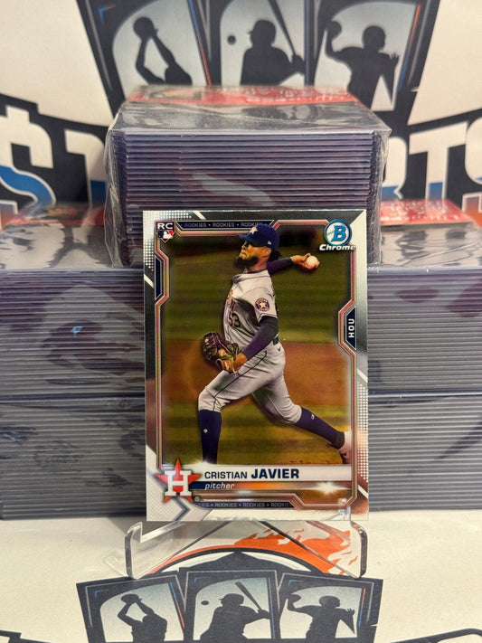 2021 Bowman Chrome Cristian Javier Rookie #80
