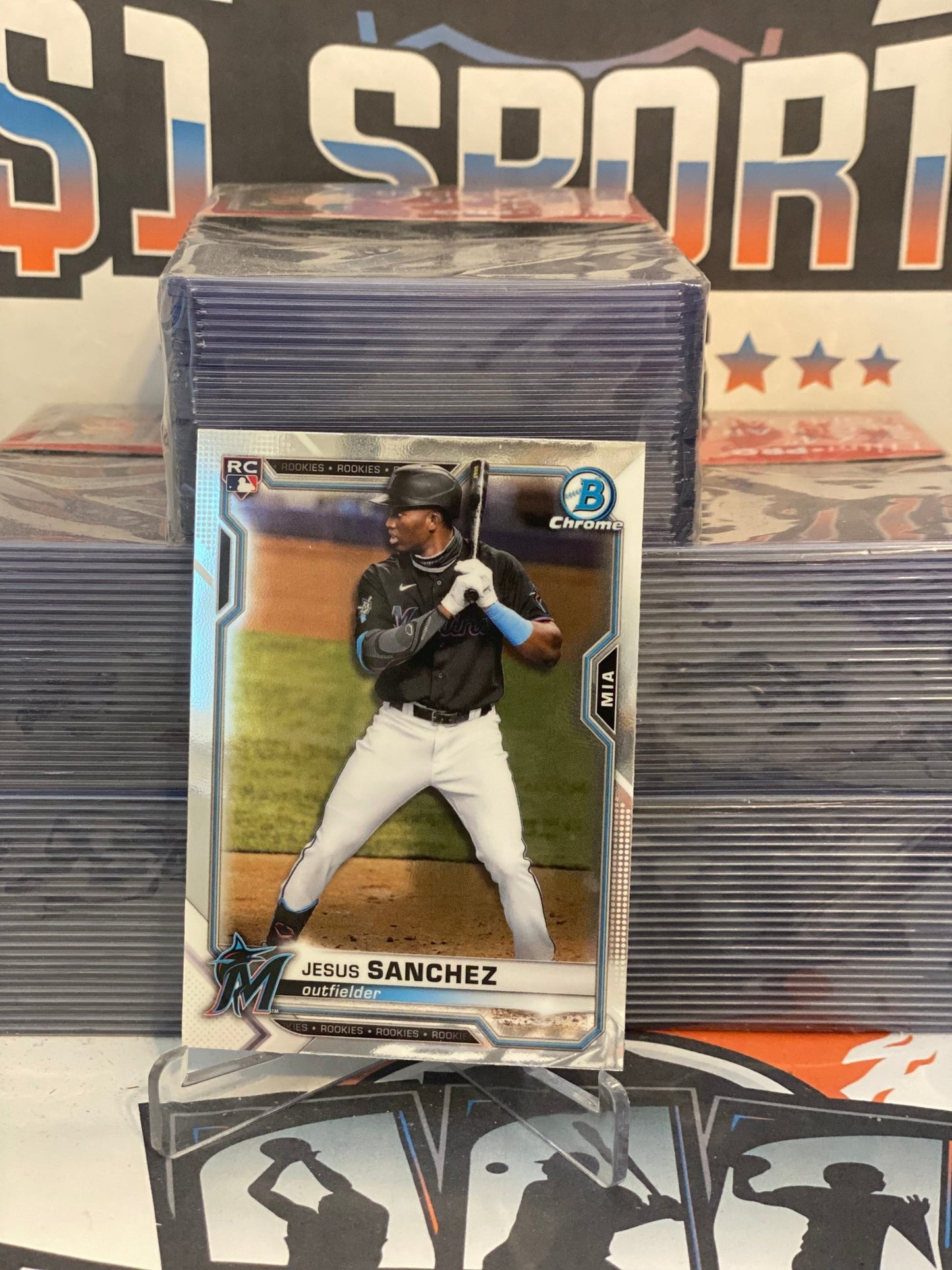 2021 Bowman Chrome Jesus Sanchez Rookie #35