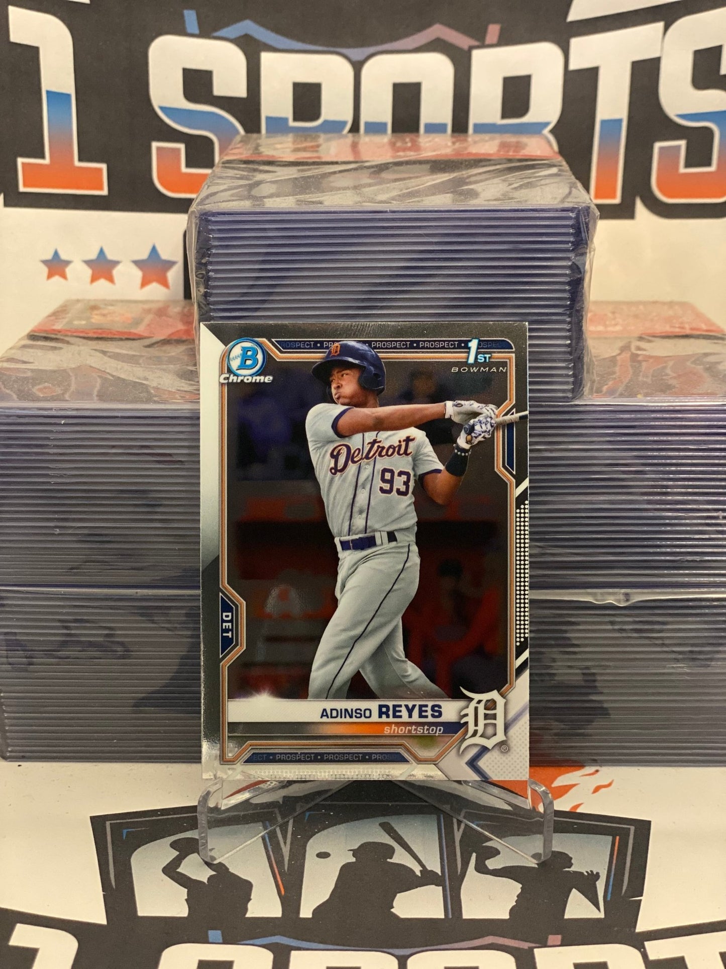 2021 Bowman Chrome Prospects (1st Bowman) Adinso Reyes #BCP-21