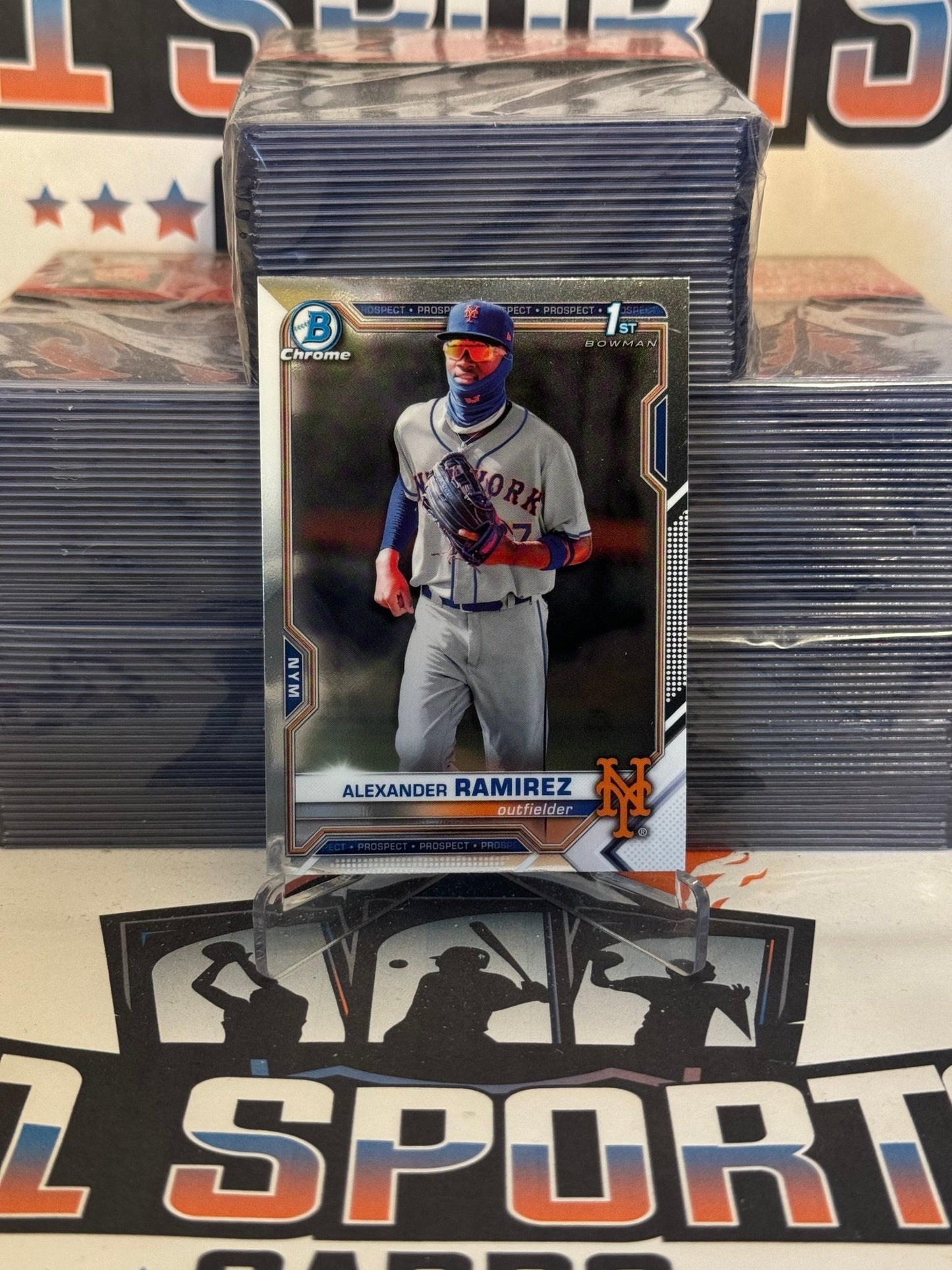 2021 Bowman Chrome Prospects (1st Bowman) Alexander Ramirez #BCP-208