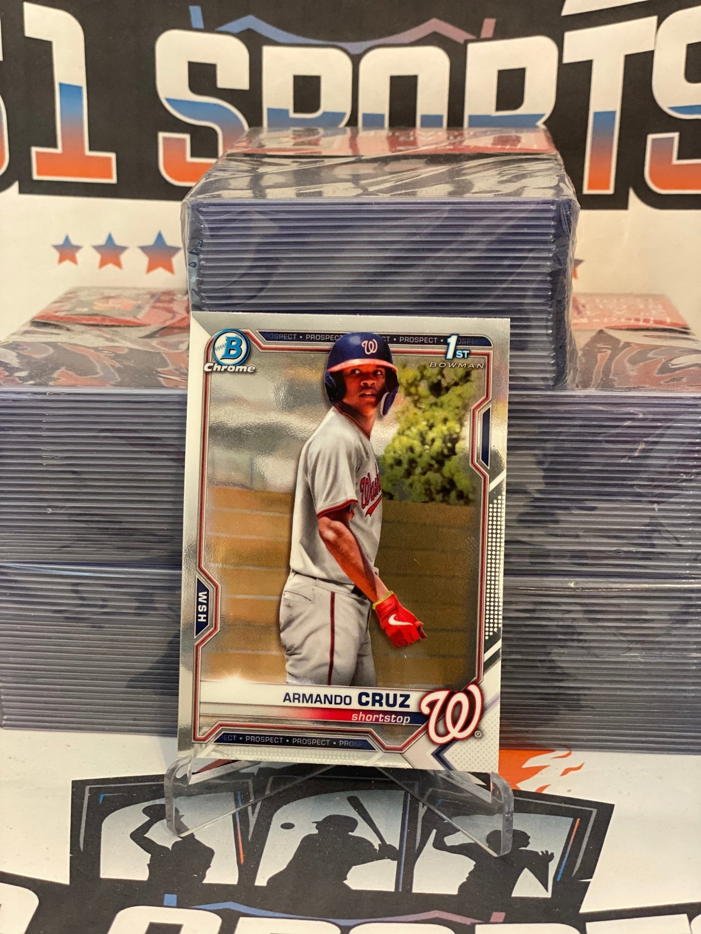 2021 Bowman Chrome Prospects (1st Bowman) Armando Cruz #BCP-247