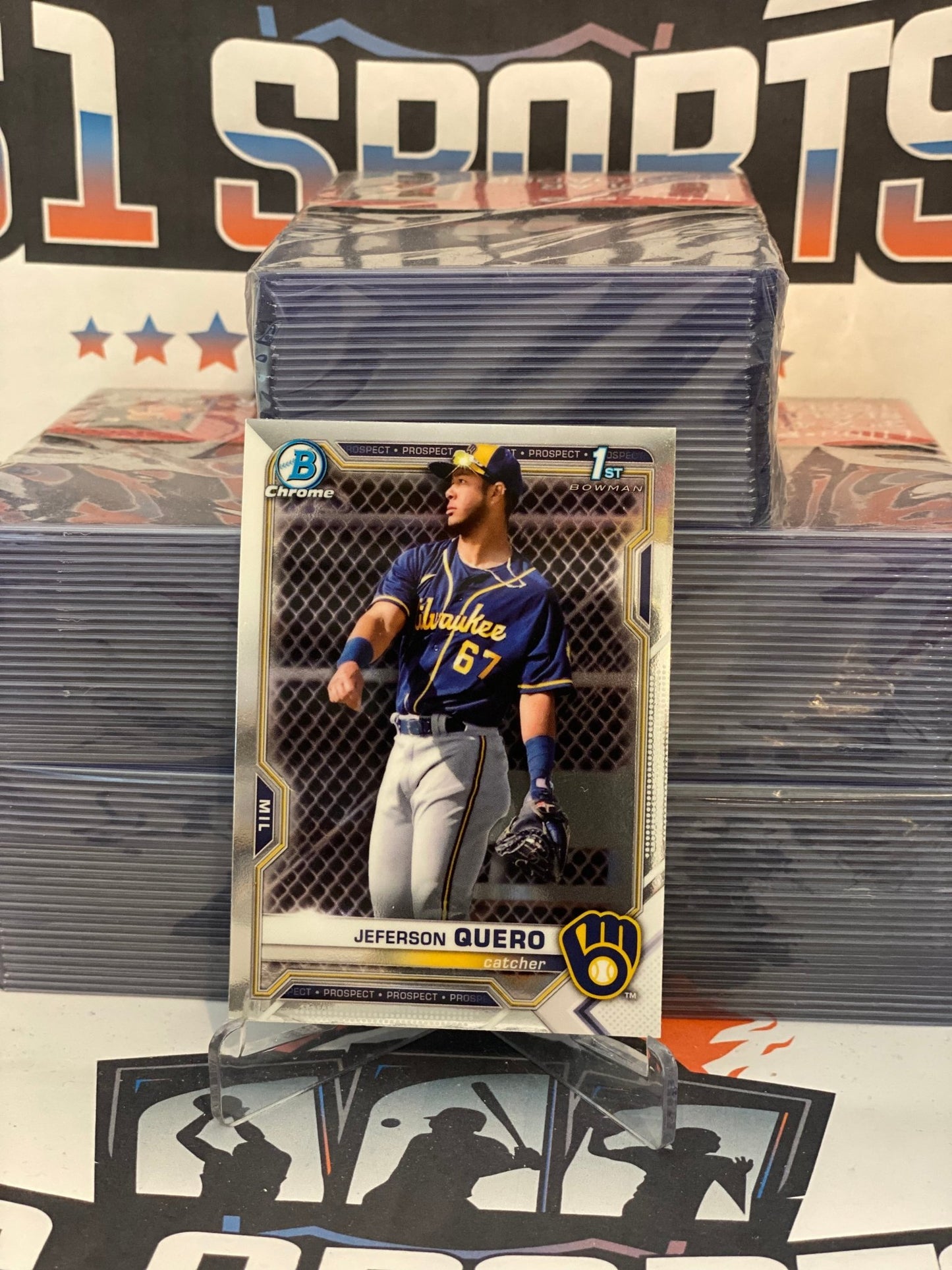 2021 Bowman Chrome Prospects (1st Bowman) Jefferson Quero #BCP-181