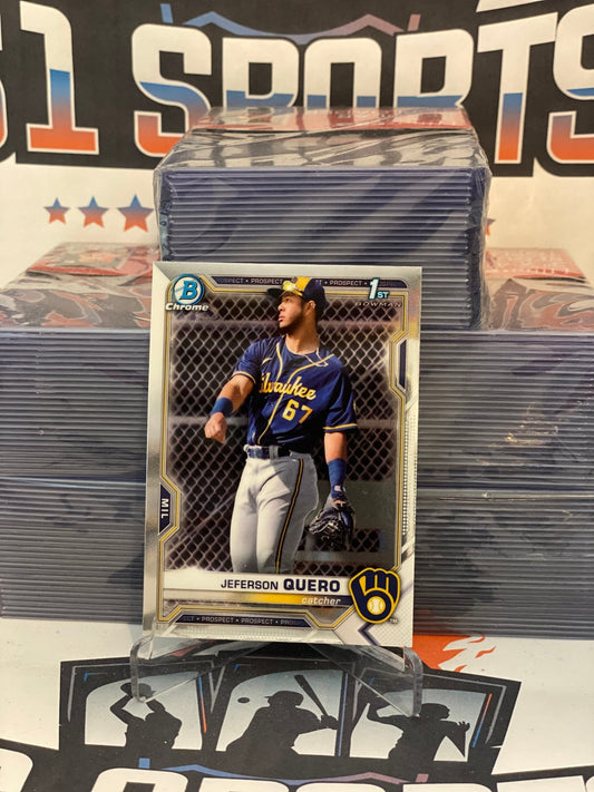 2021 Bowman Chrome Prospects (1st Bowman) Jefferson Quero #BCP-181