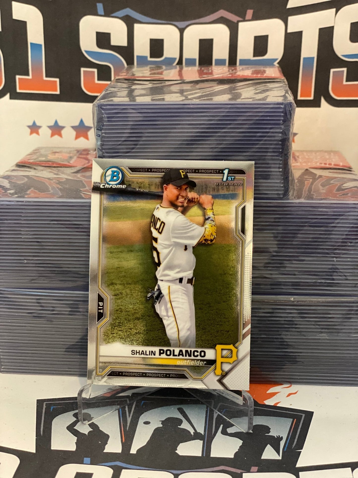 2021 Bowman Chrome Prospects (1st Bowman) Shalin Polanco #BCP-222