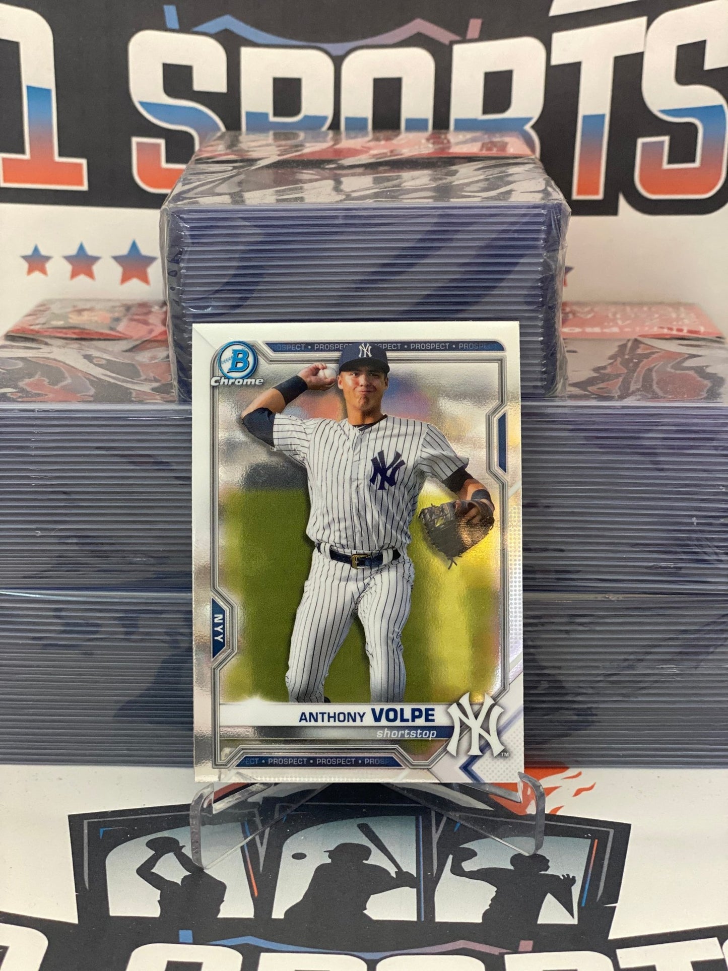 2021 Bowman Chrome Prospects Anthony Volpe #BCP-85