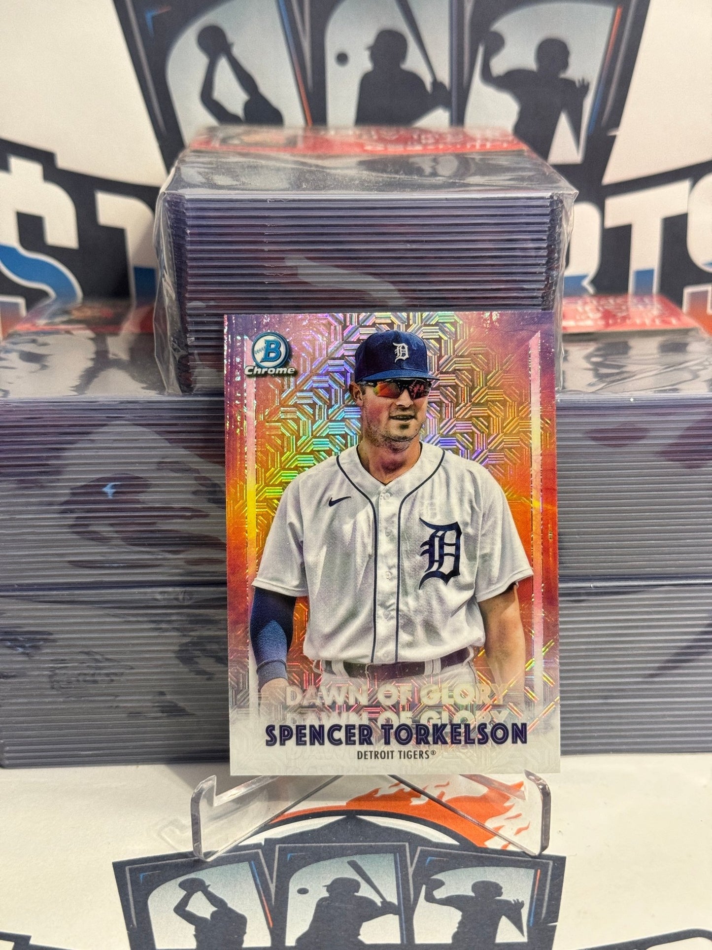 2021 Bowman Chrome Prospects (Mega Refractor, Dawn of Glory) Spencer Torkelson #DG-1