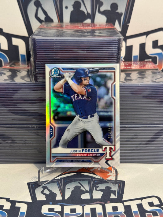 2021 Bowman Chrome Prospects (Refractor 414/499) Justin Foscue #BCP-242