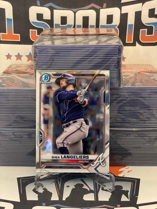 2021 Bowman Chrome Prospects Shea Langeliers #BCP-28