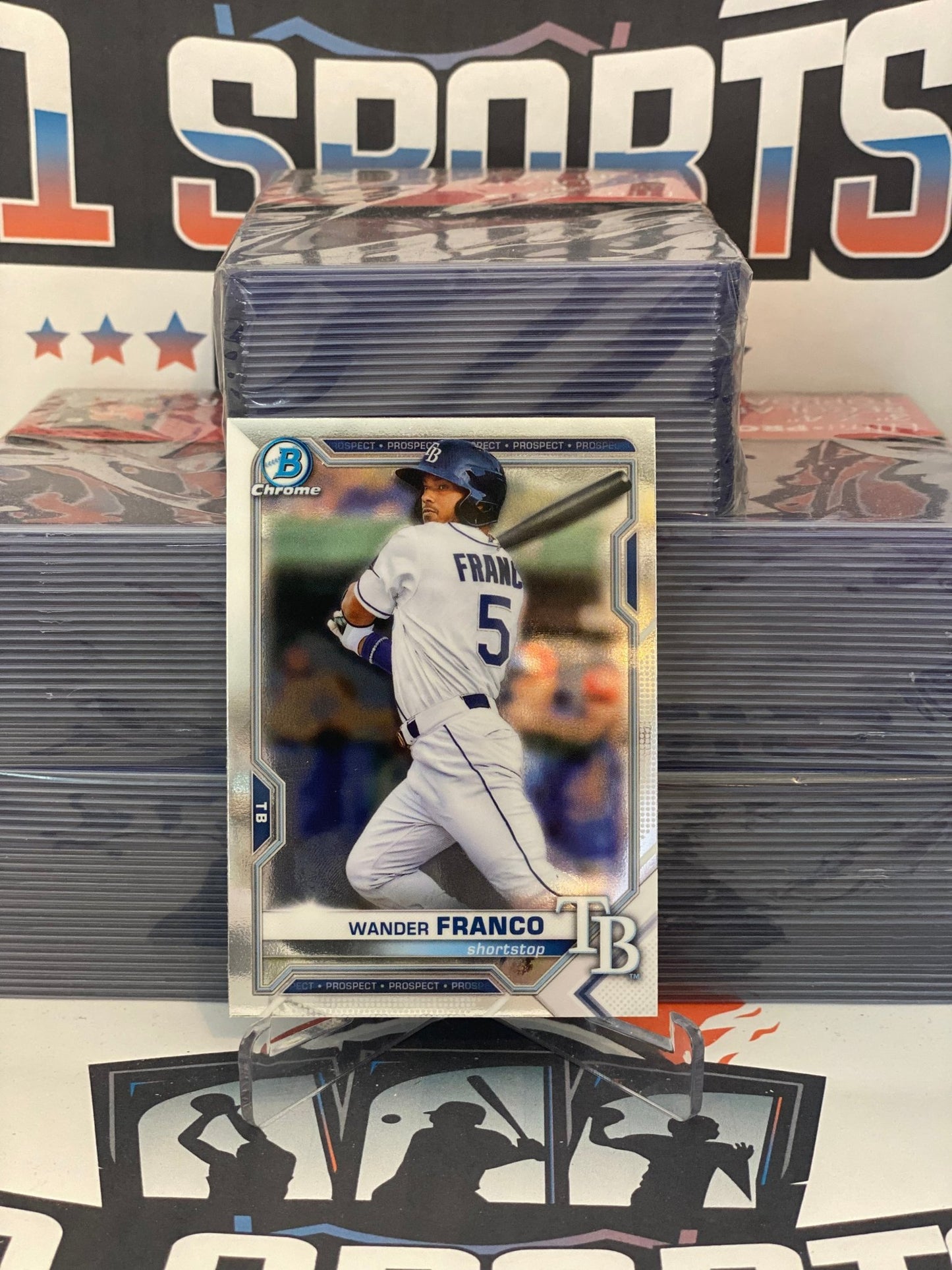 2021 Bowman Chrome Prospects Wander Franco #BCP-57